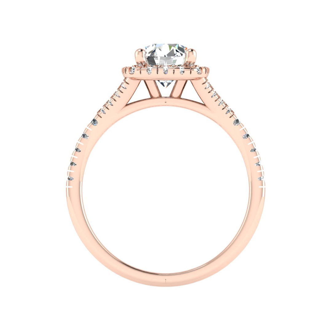 Grace Halo Engagement Ring